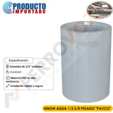 UNION AGUA 1/2 S/R PESADO "PAVCO"