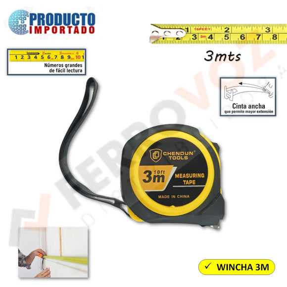 WINCHA 3M CAUCHO COMERCIAL