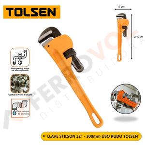 LLAVE INGLESA 12" - 300 MM "TOLSEN"