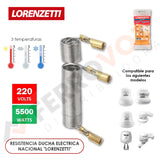 RESISTENCIA DUCHA ELECTRICA NACIONAL MODELO LORENZETTY