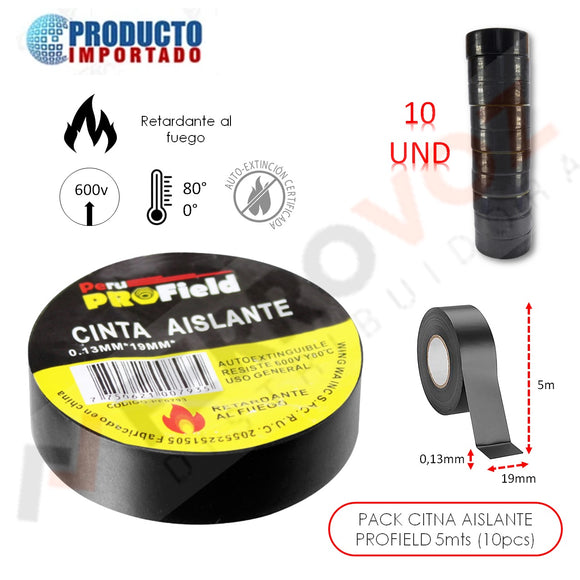 PACK CITNA AISLANTE PROFIELD 5mts (10pcs)