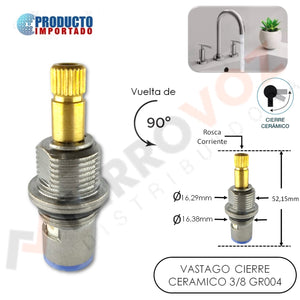 VASTAGO CIERRE CERAMICO 3/8 GR004