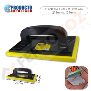 PLANCHA FRAGUADOR ABS 215MM X 135MM