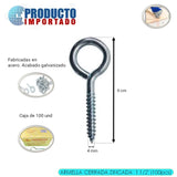ARMELLA CERRADA ZINCADA  1 1/2" (100PCS)