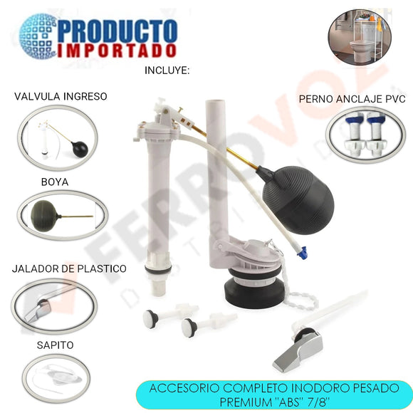 ACCESORIO COMPLETO INODORO PESADO PREMIUM 