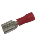 TERMINAL ELECTRICO AISLANTE HEMBRA STD FDD1.25 - 250 ROJO 22-16AWG ( 100 PCS )