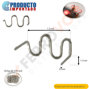 REPUESTO GRAPA D/PISTOLA CALIENTE SOLDAR ( 500pzs )