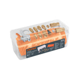 JUEGO DE 15 ACCESORIOS NEUMÁTICOS, CUERDA 1/4' NPT, TRUPER