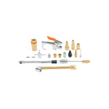 JUEGO DE 18 ACCESORIOS NEUMÁTICOS, CUERDA 1/4' NPT, TRUPER