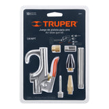JUEGO PISTOLA SOPLETEADORA,2 BOQUILLAS,4 ACCESORIOS, TRUPER