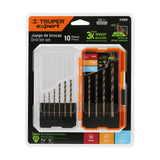 JUEGO DE 10 BROCAS HSS PARA METAL EN ESTUCHE, TRUPER EXPERT