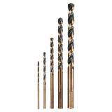 JUEGO DE 5 BROCAS HSS PARA METAL, TRUPER EXPERT