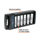 JUEGO 6 DADOS LARGOS CUADRO 1/2' MM, TRUPER