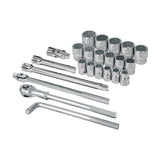 JUEGO DE 23 HERRAMIENTAS CUADRO 3/4' MM PARA MECÁNICO
