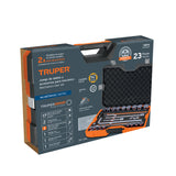 JUEGO DE 23 HERRAMIENTAS CUADRO 3/4' MM PARA MECÁNICO