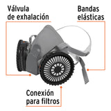 KIT RESPIRADOR PROFESIONAL CON CARTUCHOS PINTURA Y PESTICIDA