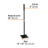 PISÓN 10' X 10' CON MANGO DE ACERO DE 48', TRUPER