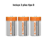 LINTERNA DE LED PARA CAMPAMENTO, TIPO FAROL, DE PILAS 3 D