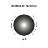 LINTERNA DE LED PARA CAMPAMENTO, TIPO FAROL, DE PILAS 3 D