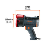 LINTERNA REFLECTORA LED 2000 LM, RECARGABLE, TRUPER