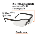 LENTES DE SEGURIDAD TRANSPARENTES, TRUPER VISION