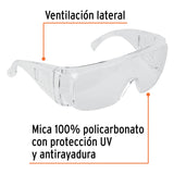 LENTES DE SEGURIDAD TRANSPARENTES, TRUPER SAFE