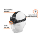 LINTERNA DE MINERO LED 800 LM, DE 4 PILAS AA, TRUPER EXPERT