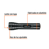 LINTERNA DE ALUMINIO LED CREE 500 LM CON 2 PILAS D, TRUPER