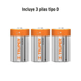 LINTERNA DE ALUMINIO LED CREE 850 LM CON 3 PILAS D, TRUPER