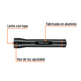 LINTERNA DE ALUMINIO LED CREE 850 LM CON 3 PILAS D, TRUPER