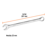 LLAVE COMBINADA EXTRALARGA 20 MM X 287 MM DE LARGO, EXPERT