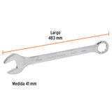 LLAVE COMBINADA EXTRALARGA 41 MM X 483 MM DE LARGO, EXPERT