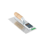 LLANA 11' DENTADO CUADRADO 1/4', 10 REMACHES, MGO MADERA