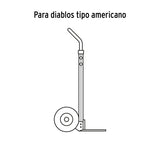 RUEDA IMPONCHABLE 10' PARA EJE LATERAL, TRUPER