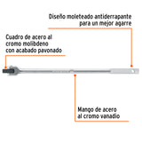 MANGO ARTICULADO CON CUADRO DE 1/2', LARGO 17', TRUPER