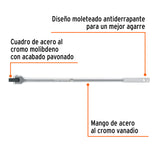 MANGO ARTICULADO CON CUADRO DE 1/2', LARGO 18', TRUPER