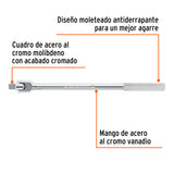 MANGO ARTICULADO CON CUADRO DE 3/4', LARGO 20', TRUPER