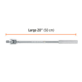 MANGO ARTICULADO CON CUADRO DE 3/4', LARGO 20', TRUPER