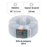 MANGUERA TRANSPARENTE 1/4' NIVEL EN ROLLO DE 100 M, TRUPER