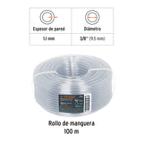 MANGUERA TRANSPRENTE 3/8' NIVEL EN ROLLO DE 100 M, TRUPER