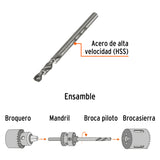 BROCA PILOTO DE 1/4' PARA BROCASIERRAS BIMETÁLICAS, EXPERT