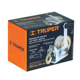 MALACATE DE MANIVELA 300 KG CON CABLE, TRUPER