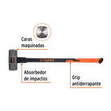 MARRO OCTAGONAL 16 LB, MANGO FIBRA DE VIDRIO 36', TRUPER