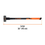 MARRO OCTAGONAL 6 LB, MANGO FIBRA DE VIDRIO 36', TRUPER