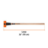 MARRO OCTAGONAL 6 LB, MANGO DE MADERA 36', TRUPER