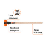 MARRO OCTAGONAL 8 LB, MANGO DE MADERA 36', TRUPER