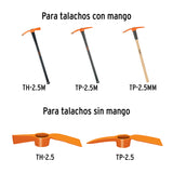MANGO PARA TALACHOS TP-2.5M Y TH-2.5M, DE 36', TRUPER