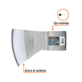HACHA MEDIA LABOR OJO REDONDO 4 LB SIN MANGO, TRUPER