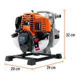 MOTOBOMBA AUTOCEBANTE 1'X1', GAS. 1-1/3HP, AGRÍCOLA, TRUPER