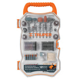 KIT DE ACCESORIOS P/HERRAMIENTA ROTATIVA, 121 PZS, TRUPER